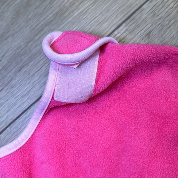 Columbia Toddler Girls Pink Sherpa Snow Velcro Jumpsuit Size 4/5 - Picture 5 of 6